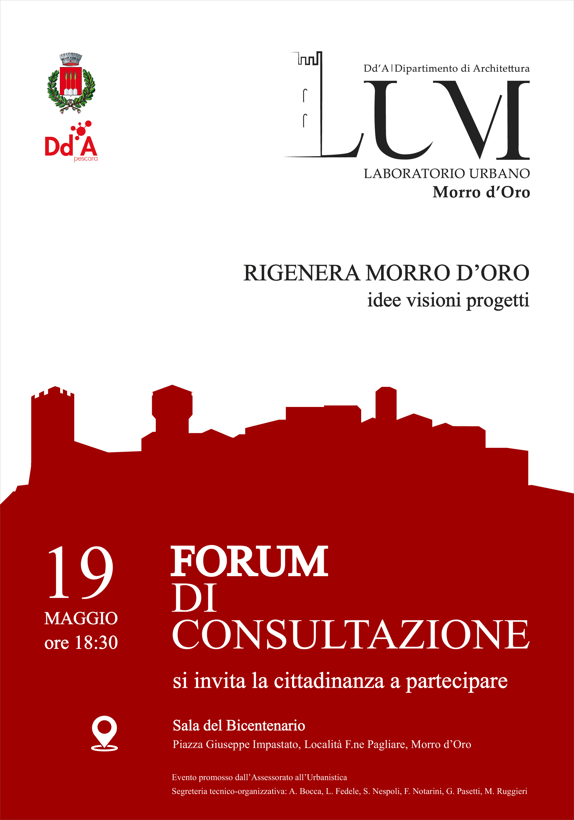RIGENERA MORRO D'ORO_FORUM DI CONSULTAZIONE_19 MAGGIO ORE 18:30